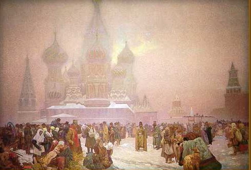 Rusya'da serfliğin kaldırılması, (1861); Mucha 1914