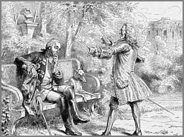 Prusya İmparatoru II. Frederick ve Voltaire 